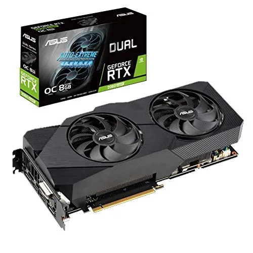 ASUS GeForce RTX 2060 Super Dual Evo OC 8 GB GDDR6 2xDP/2xHDMI/DVI