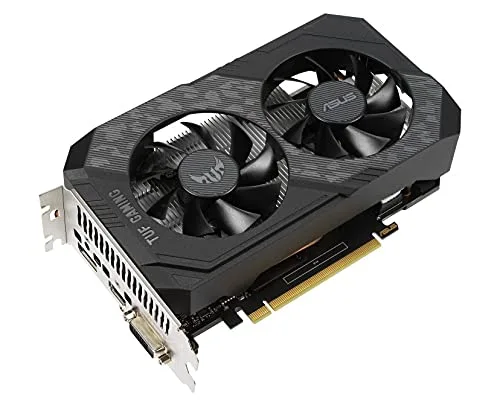 ASUS GTX 1650 4G TUF-GTX1650-4GD6-P-GAMING Noir image 1