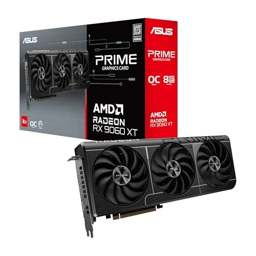 Carte graphique Asus PRIME AMD Radeon RX 9060 XT OC 8GB GDDR6 FSR 4