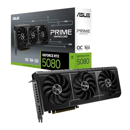 ASUS Prime GeForce RTX 5080 OC 16G GDDR7 Gaming + TUF Gaming B850-PLUS WiFi AMD ATX Carte mère image 1