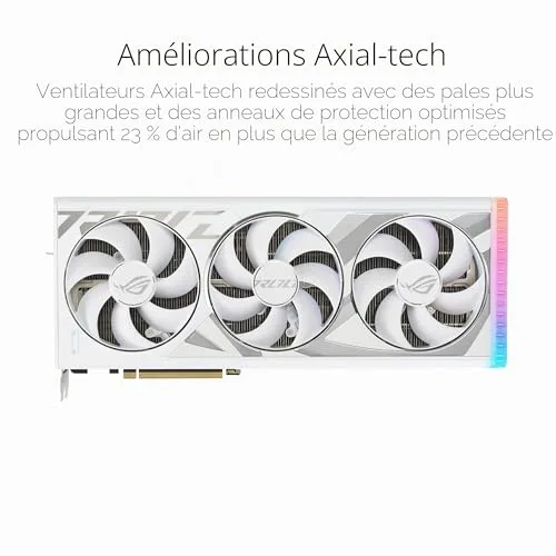 ASUS ROG STRIX NVIDIA GeForce RTX 4090 OC Edition / Blanc image 1