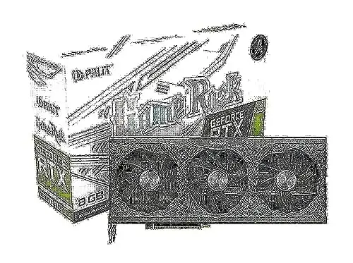 Palit GeForce RTX 3070 Ti GameRock 8 Go GDDR6X