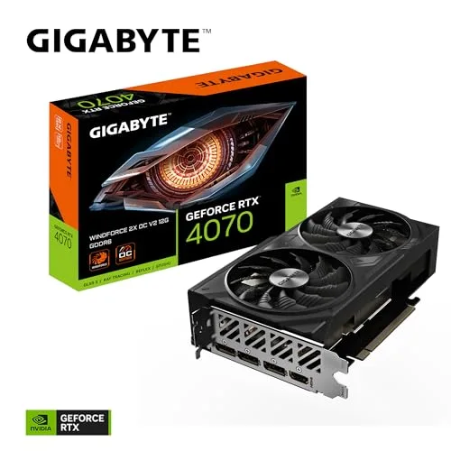 GIGABYTE GeForce RTX 4070 WINDFORCE 2X OC V2 12G image 1