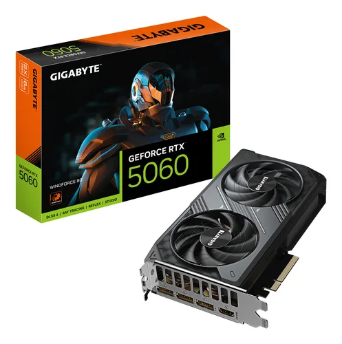 gigabyte GeForce RTX 5060 WINDFORCE 8 Go GDDR7 Reflex 2 RTX