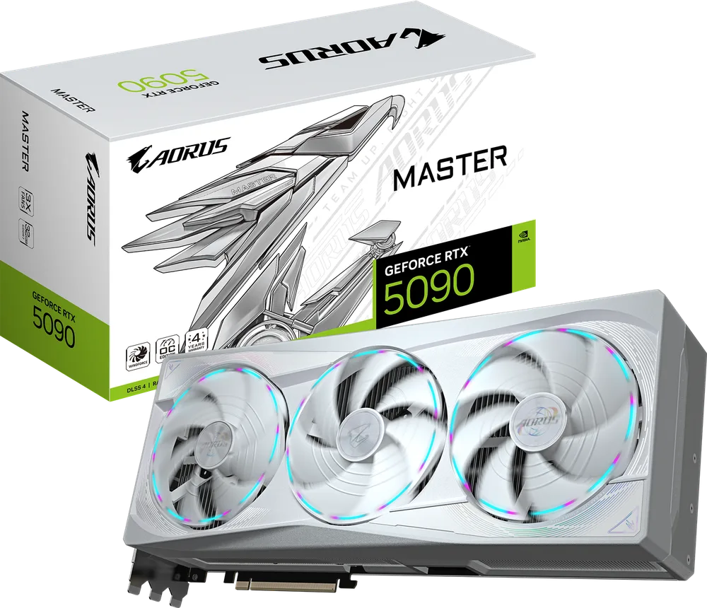 Gigabyte GeForce RTX 5090 MASTER ICE 32 Go GDDR7 Reflex 2 RTX