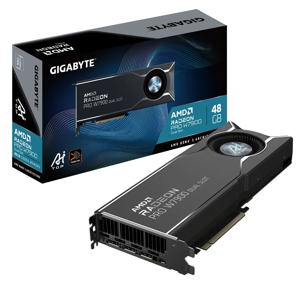 gigabyte Radeon PRO W7900 Dual Slot TOP 48G AMD image 1