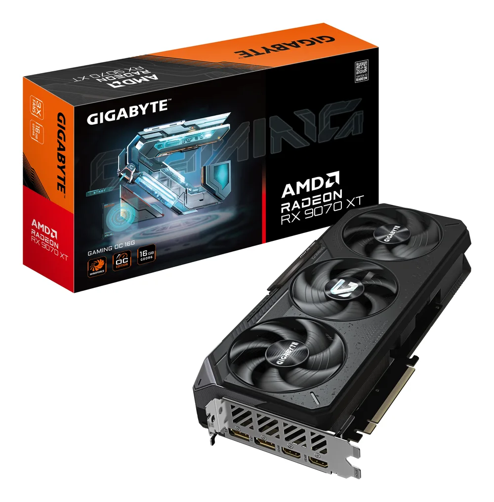 gigabyte Radeon RX 9070 XT GAMING OC 16G image 1