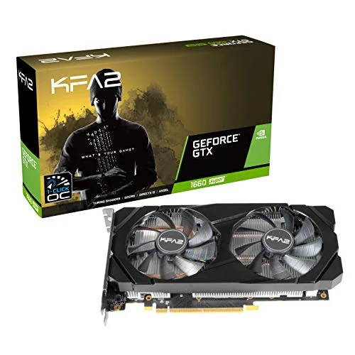KFA2 nVidia GeForce GTX 1660 Super OC 6 Go 192 Bits GDDR6 PCIe 60SRL7DSY91K Noir
