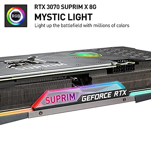 MSI GeForce RTX 3070 Suprim X GDDR6X 8 Go 3 x DP/HDMI V390-005R One size image 2