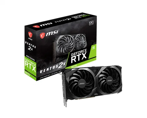 msi GeForce RTX 3070 VENTUS 2X OC LHR 8 Go GDDR6