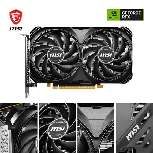 MSI GeForce RTX 4060 Ventus 2X Black 8G image 1