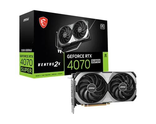 msi GeForce RTX 4070 SUPER VENTUS 2X OC 12 Go GDDR6X DLSS3