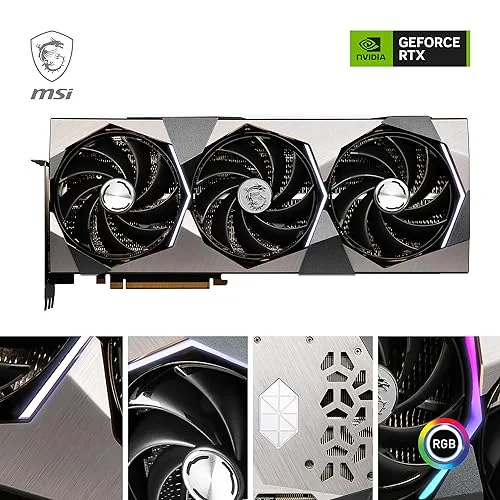 MSI GeForce RTX 4080 SUPRIM X 16 Go GDDR6X DLSS3 - vue 2