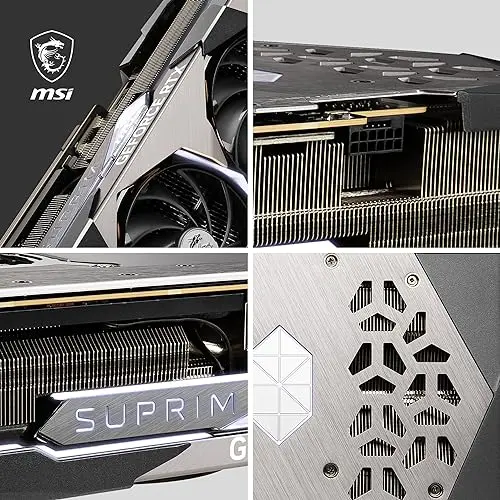 MSI GeForce RTX 4080 SUPRIM X 16 Go GDDR6X DLSS3 - vue 6