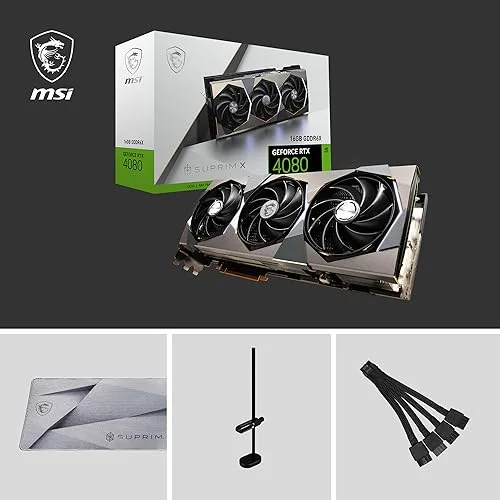 MSI GeForce RTX 4080 SUPRIM X 16 Go GDDR6X DLSS3 - vue 8