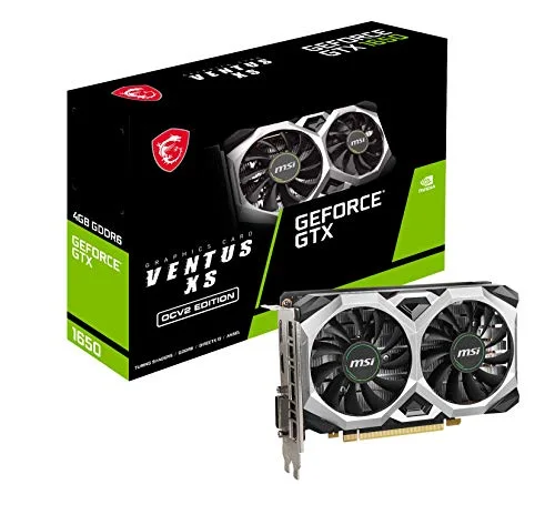 MSI GTX 1650 D6 Ventus XS OC V2 V809-3655R Noir
