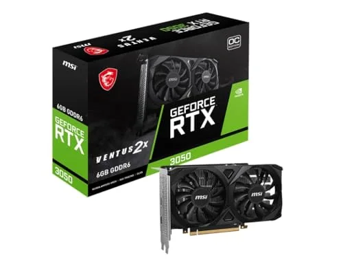 MSI NVIDIA GeForce RTX 3050 Ventus 2X 6G OC