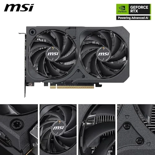 MSI NVIDIA GeForce RTX 5050 8G Shadow 2X OC image 1