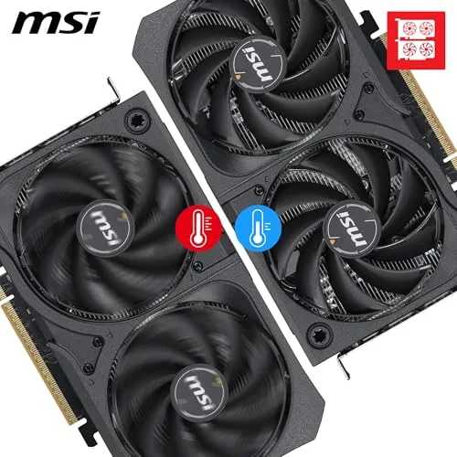 MSI NVIDIA GeForce RTX 5050 8G Shadow 2X OC image 2