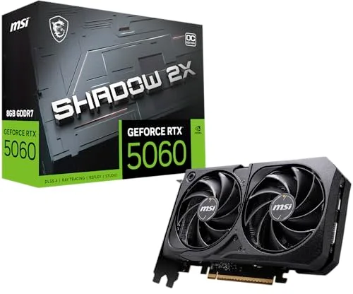 MSI NVIDIA GeForce RTX 5060 8G Shadow 2X OC
