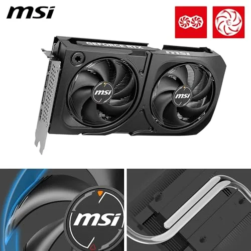 MSI NVIDIA GeForce RTX 5060 Ti 16G Shadow 2X OC Plus image 3
