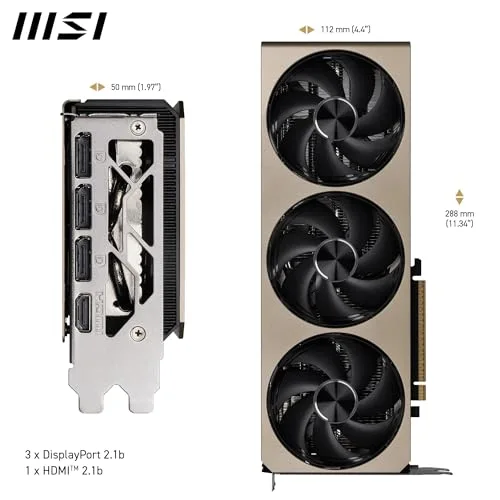 MSI NVIDIA GeForce RTX 5080 16G Inspire 3X OC 16 Go GDDR7 image 5