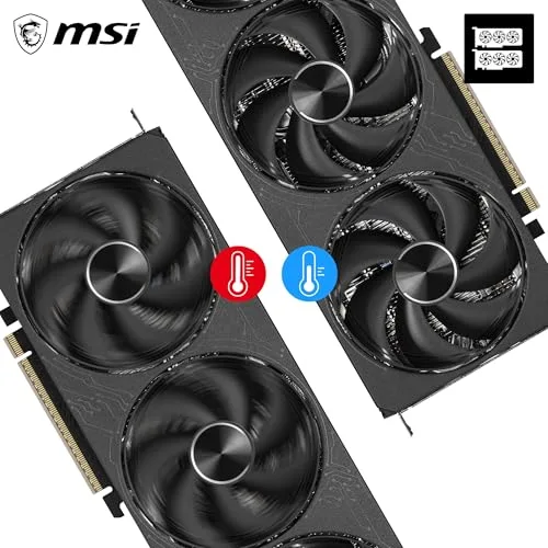 MSI NVIDIA GeForce RTX 5080 16G Inspire 3X OC Black image 2