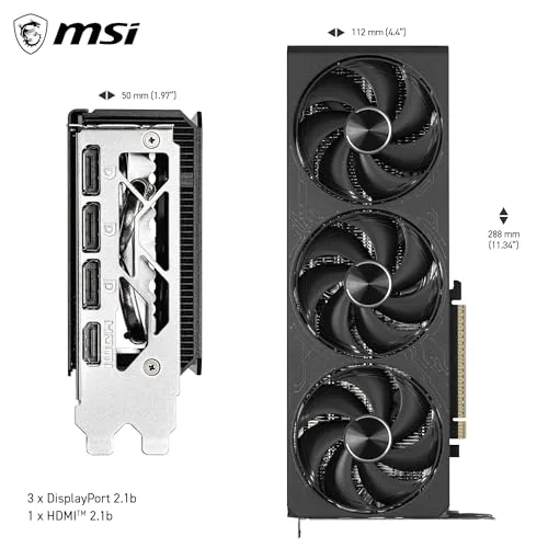 MSI NVIDIA GeForce RTX 5080 16G Inspire 3X OC Black image 5
