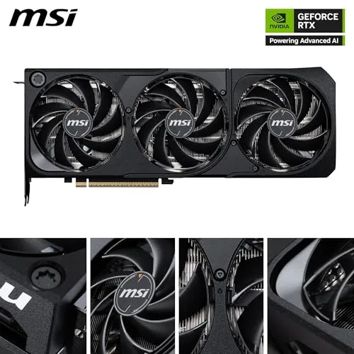 MSI NVIDIA GeForce RTX 5080 16G Shadow 3X OC image 1