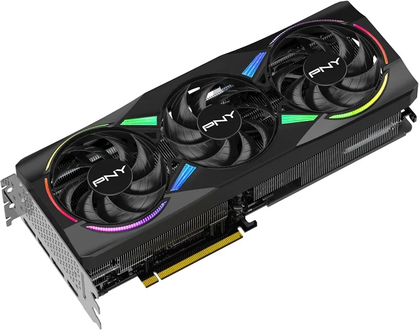 PNY GeForce RTX 5070 Ti ARGB Overclockée Triple Ventilateur 16 Go GDDR7 Reflex 2 RTX  image 4