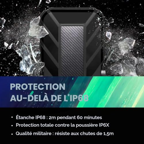 ADATA HD710P 1 To Jaune - vue 7
