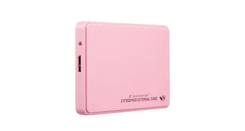 Disque dur Disque dur externe Caraele H3 500 Go rose USB 3.0
