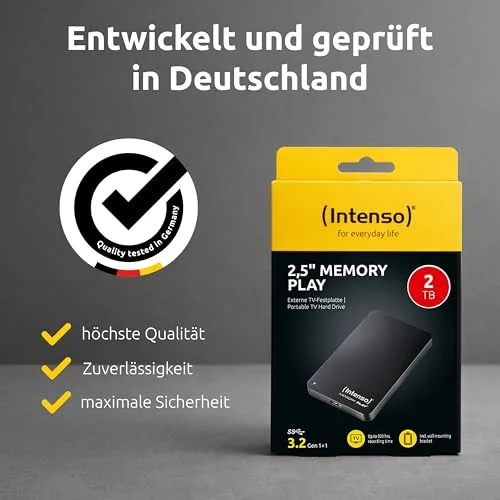 Disque Dur Externe Intenso Memory Play 2To - vue 7