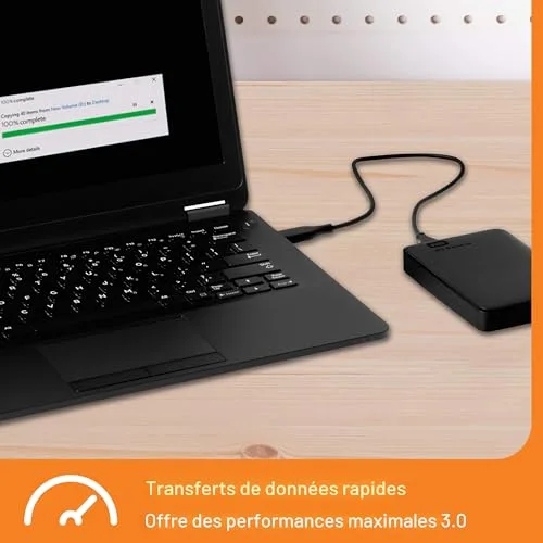 Disque dur externe WD Elements 2 To Noir - vue 5