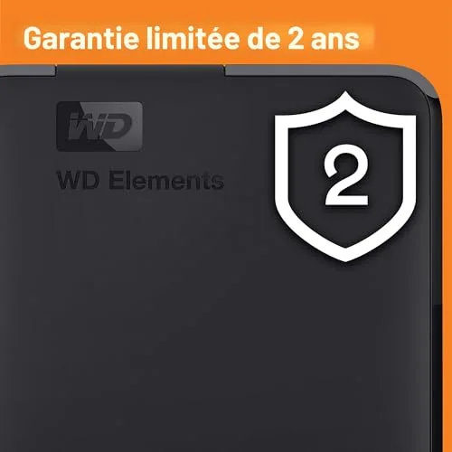 Disque dur externe WD Elements 2 To Noir - vue 8