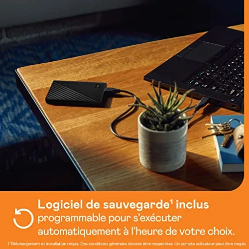 Disque Dur Externe WD My Passport 4 To Noir - vue 4