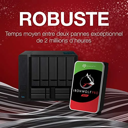 Disque dur interne SEAGATE IronWolf Pro - 12 To - SATA 6Gb/s - 7200 trs/min - vue 5