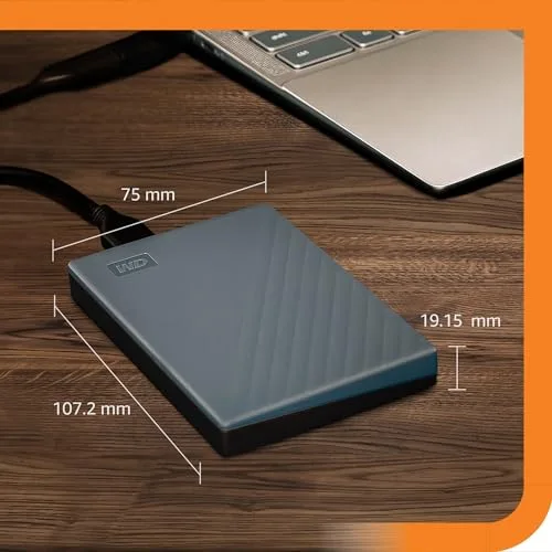 Disque dur Western Digital WDBRMD0040BGY-WESN 4TB USB-C - vue 2