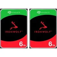 Disque dur Seagate IronWolf NAS 2 x 6 TB SilentWolf Bundle