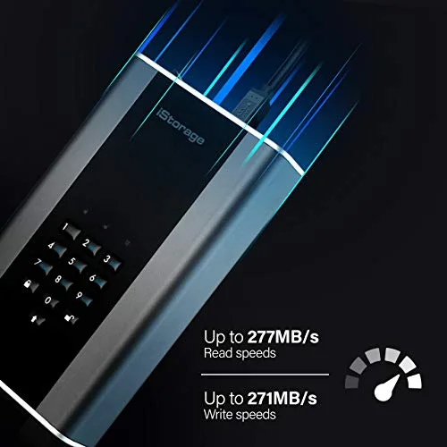 iStorage diskAshur DT² 1 To - vue 4