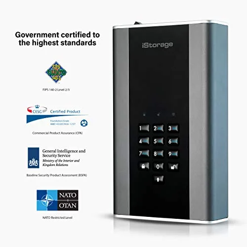 iStorage diskAshur DT² 3 To - vue 5