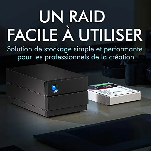 LaCie 2big RAID 16 To - vue 2
