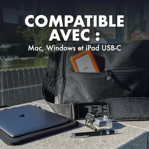 LaCie Rugged USB-C 1 To - vue 8