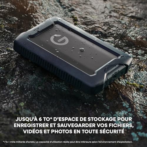 SanDisk G-DRIVE ArmorATD 1 To - vue 2