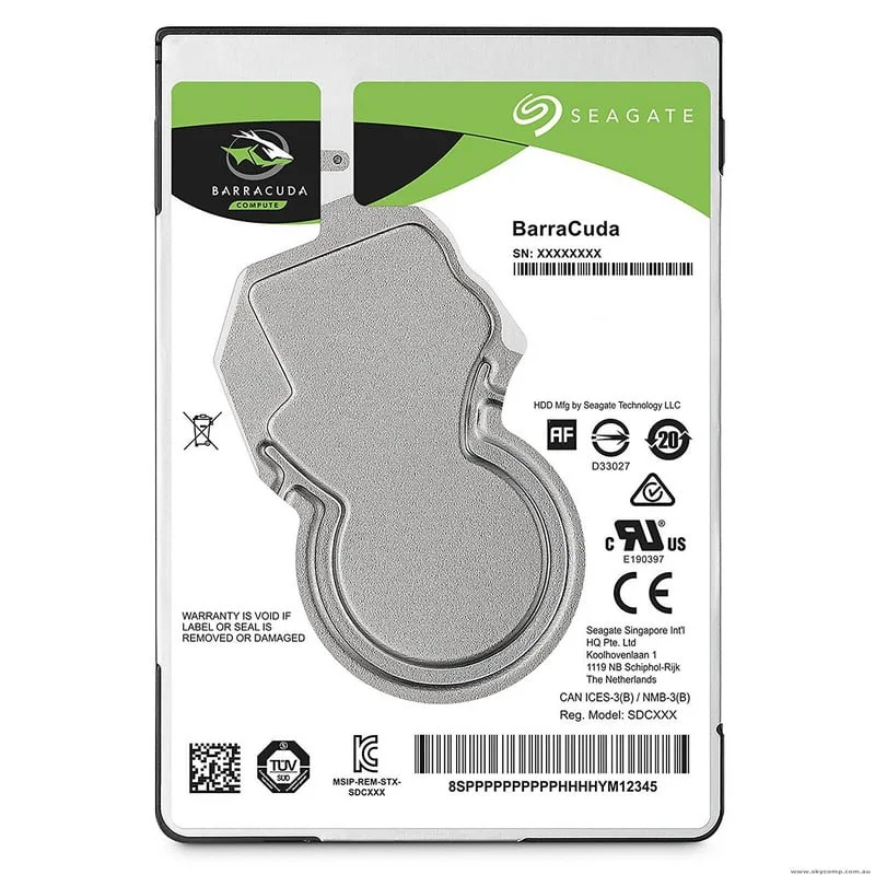 Disque dur Seagate BarraCuda 2.5" 1TB SATA3