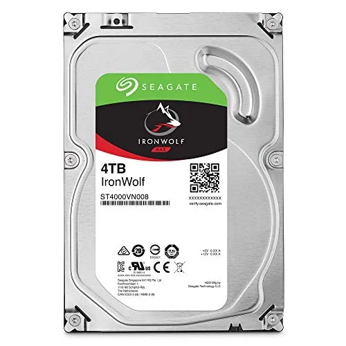 SEAGATE - Disque dur Interne - NAS IronWolf - 4To - 5900 tr/min - 3.5 - vue 2