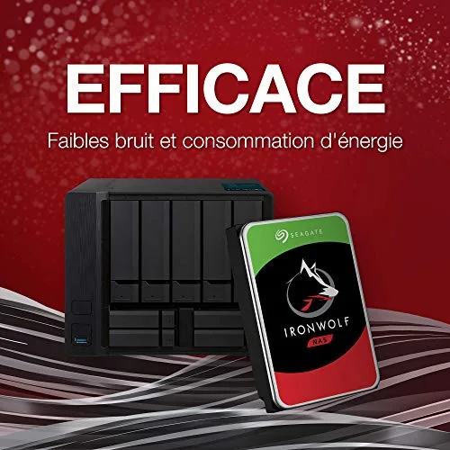 SEAGATE - Disque dur Interne - NAS IronWolf - 4To - 5900 tr/min - 3.5 - vue 9