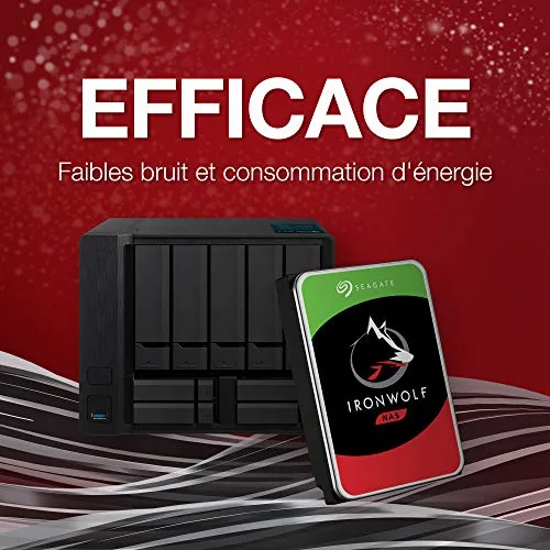 SEAGATE - Disque dur Interne - NAS IronWolf Pro - 14To - 7200 tr/min - 3.5 - vue 9