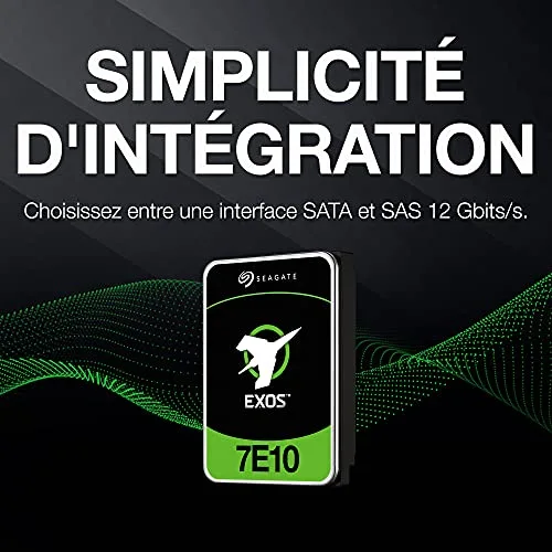 Seagate Exos 7E10 ST6000NM000B 6 To - vue 5