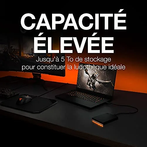 Seagate Game Drive FireCuda 2 To Externe - vue 4